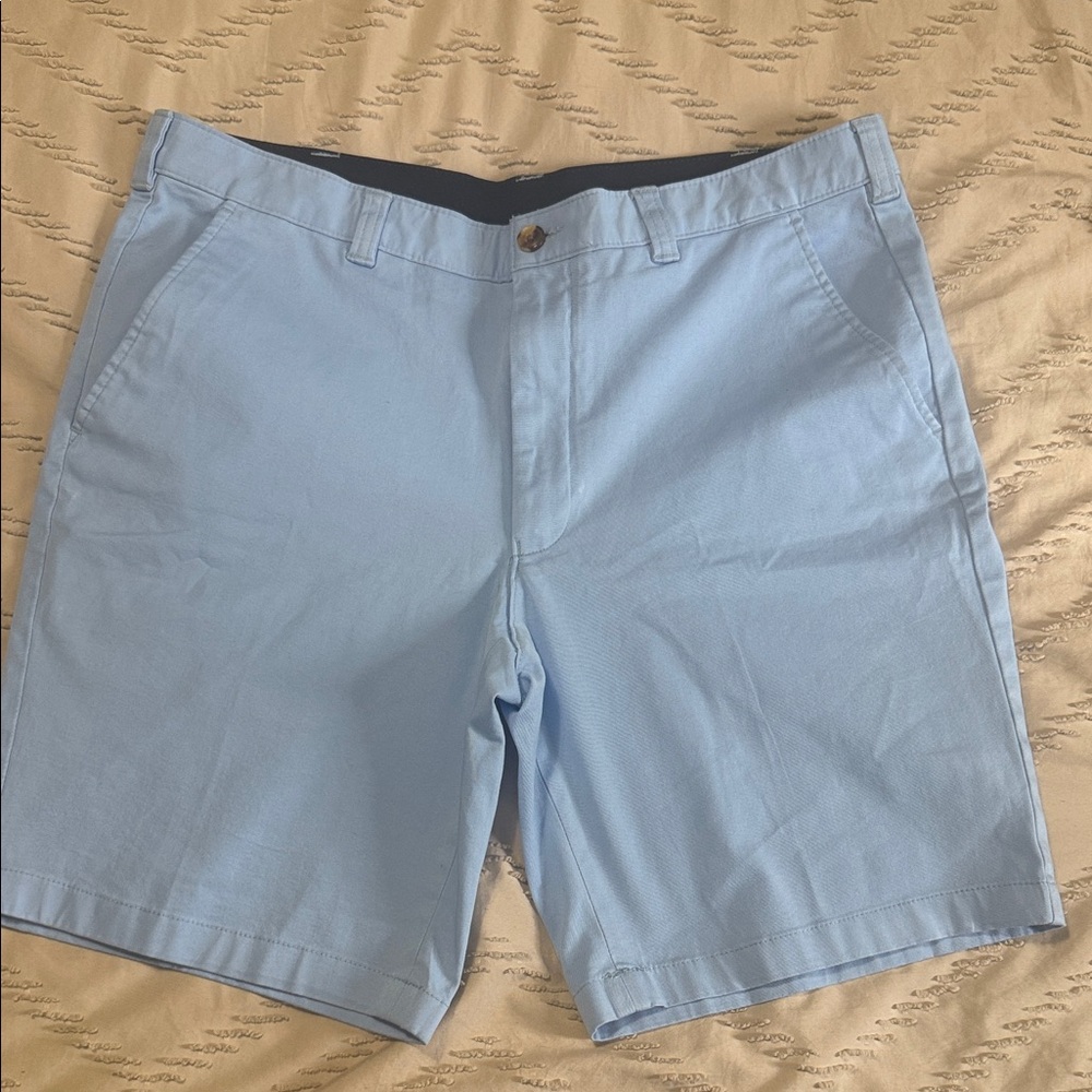 Club Room Sky Blue Men's Flat Front Shorts